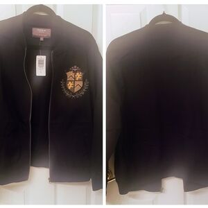 Torrid Black Embroidered Jacket